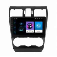 Штатная магнитола Lesko для Subaru Forester IV Рестайлинг 2015-2016 экран 9" 1/16Gb Wi-Fi GPS Base