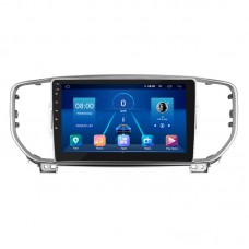 Штатная магнитола Lesko для Kia Sportage IV Рестайлинг 2018-н.в. экран 9" 2/32Gb 4G Wi-Fi GPS Top