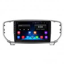 Штатная магнитола Lesko для Kia Sportage IV Рестайлинг 2018-н.в. экран 9" 2/32Gb Wi-Fi GPS Base