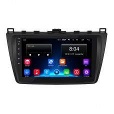 Штатная магнитола Lesko для Mazda 6 II (GH) Рестайлинг 2009-2013 экран 9" 2/32Gb Wi-Fi GPS Base