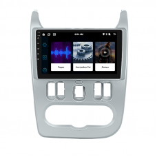Штатная магнитола Lesko для Renault Sandero I 2009-2014 экран 9" 1/16Gb Wi-Fi GPS Base
