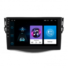 Штатная магнитола Lesko для Toyota RAV4 III (XA30) Рестайлинг 2010-2016 экран 9" 1/16Gb Wi-Fi GPS Base