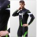 Вело костюм для мужчин X-Тiger XM-CT-013 кофта с длинным рукавом штаны Green L