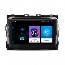 Штатная магнитола Lesko для Toyota Estima III Рестайлинг 2008-2012 экран 9" 1/16Gb Wi-Fi GPS Base