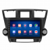 Штатная магнитола Lesko для Toyota Highlander II (U40) 2007-2010 экран 10" 2/32Gb 4G Wi-Fi GPS Top