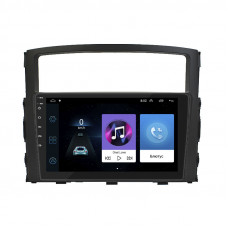 Штатная магнитола Lesko для Mitsubishi Pajero IV Рестайлинг 2 2014-н.в. экран 9" 1/16Gb Wi-Fi GPS Base