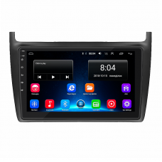 Штатная магнитола Lesko для Volkswagen Polo V 2009-2015 экран 9" 2/32Gb Wi-Fi GPS Base