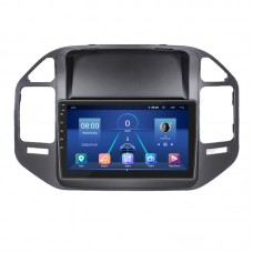 Штатная магнитола Lesko для Mitsubishi Pajero III 1999-2002 экран 9" 4/64Gb 4G Wi-Fi GPS Top