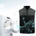 Жилетка с подогревом 001A USB 4 зоны нагрева Black-Grey 3XL Жилетка с подогревом 001A USB 4 зоны нагрева Black-Grey 3XL