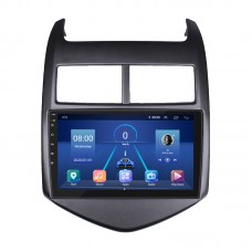 Штатная магнитола Lesko для Chevrolet Sonic I 2011-2016 экран 9" 6/128Gb 4G Wi-Fi GPS Top