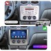 Штатная магнитола Lesko для Ford Focus II Рестайлинг 2007-2011 экран 9" 6/128Gb 4G Wi-Fi GPS Top