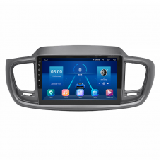 Штатная магнитола Lesko для Kia Sorento III Prime 2014-2017 экран 10" 6/128Gb 4G Wi-Fi GPS Top