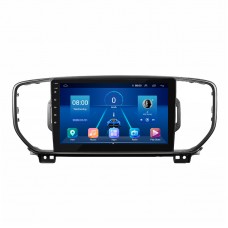 Штатная магнитола Lesko для Kia Sportage IV 2016-2018 экран 9" 6/128Gb 4G Wi-Fi GPS Top