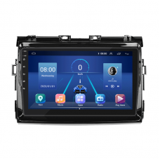 Штатная магнитола Lesko для Toyota Estima III Рестайлинг 2008-2012 экран 9" 6/128Gb 4G Wi-Fi GPS Top