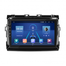 Штатная магнитола Lesko для Toyota Estima III 2006-2008 экран 9" 6/128Gb 4G Wi-Fi GPS Top