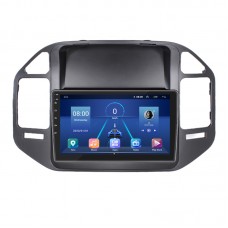 Штатная магнитола Lesko для Mitsubishi Pajero III 1999-2002 экран 9" 6/128Gb 4G Wi-Fi GPS Top