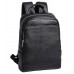Чоловічий рюкзак шкіряний міський для ноутбука 28х40х14, сумка на спину для студента Tiding Bag , чорна