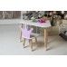 Білий столик хмарка 46х70х40 та стільчик корона фіолетовий 26.5х26х25, набір меблів для дитини стіл та стілець Білий столик хмарка 46х70х40 та стільчик корона фіолетовий 26.5х26х25, набір меблів для дитини стіл та стілець