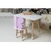 Дитячий стіл 46х60х45 і стілець крильця метелика 26.5х26х25, столик та стільчик для дівчинки, фіолетовий з білим Дитячий стіл 46х60х45 і стілець крильця метелика 26.5х26х25, столик та стільчик для дівчинки, фіолетовий з білим