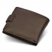 Шкіряне чоловіче портмоне на кнопці ST Leather ST104 Коричневе Шкіряне чоловіче портмоне на кнопці ST Leather ST104 Коричневе