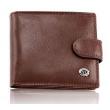 Стильне шкіряне чоловіче портмоне ST Leather В103 Коричневий Стильне шкіряне чоловіче портмоне ST Leather В103 Коричневий