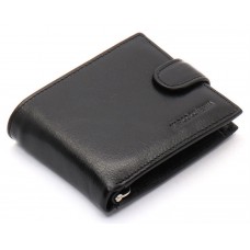 Чорне шкіряне чоловіче портмоне із затискачем для грошей Marco Coverna MC-2006H-1 Чорне шкіряне чоловіче портмоне із затискачем для грошей Marco Coverna MC-2006H-1
