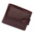 Коричневе чоловіче портмоне на кнопці з натуральної шкіри Marco Coverna B047-801 Коричневе чоловіче портмоне на кнопці з натуральної шкіри Marco Coverna B047-801