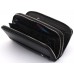 Чорний чоловічий клатч на дві блискавки з натуральної шкіри Marco Coverna MC-801-1 Чорний чоловічий клатч на дві блискавки з натуральної шкіри Marco Coverna MC-801-1