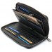Чорний гаманець-клатч на блискавці з блоком під картки із натуральної шкіри Marco Coverna MCJP-5901A Чорний гаманець-клатч на блискавці з блоком під картки із натуральної шкіри Marco Coverna MCJP-5901A