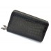Чорний гаманець-клатч на дві блискавки із фактурної натуральної шкіри Marco Coverna MCJP-5902B Чорний гаманець-клатч на дві блискавки із фактурної натуральної шкіри Marco Coverna MCJP-5902B