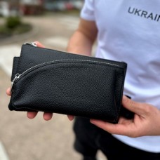 Поясна бананка унісекс 14х25х8, сумка конверт для телефону та документів TD-54928 чорна Поясна бананка унісекс 14х25х8, сумка конверт для телефону та документів TD-54928 чорна