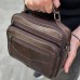 Чоловіча шкіряна сумка барсетка 24×16×6.5, месенджер через плече з коричневою ручкою BEXHILL 61881B Чоловіча шкіряна сумка барсетка 24×16×6.5, месенджер через плече з коричневою ручкою BEXHILL 61881B