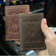Шкіряна обкладинка для ID-паспорта та водійських прав 2186-1B Шкіряна обкладинка для ID-паспорта та водійських прав 2186-1B