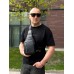 Чоловічий стильний слінг на плече 18х32х6, сумка рюкзак для подорожей та відпочинку TIDING BAG 7862 чорна Чоловічий стильний слінг на плече 18х32х6, сумка рюкзак для подорожей та відпочинку TIDING BAG 7862 чорна