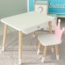 Дитячий столик білий і стільчик корона біло-рожевий. Столик із шухлядою для олівців і розмальовок 56787 Дитячий столик білий і стільчик корона біло-рожевий. Столик із шухлядою для олівців і розмальовок 56787