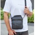 Чоловічий шкіряний месенджер 18x22x8, сумка планшет через плече Tiding Bag A25F-1519A чорний Чоловічий шкіряний месенджер 18x22x8, сумка планшет через плече Tiding Bag A25F-1519A чорний
