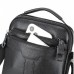 Шкіряна чоловіча сумка-барсетка 21х25х6, месенджер з ручкою Tiding Bag 73957 чорна Шкіряна чоловіча сумка-барсетка 21х25х6, месенджер з ручкою Tiding Bag 73957 чорна