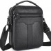 Шкіряна чоловіча сумка-барсетка 21х25х6, месенджер з ручкою Tiding Bag 73957 чорна Шкіряна чоловіча сумка-барсетка 21х25х6, месенджер з ручкою Tiding Bag 73957 чорна