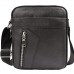Чоловіча шкіряна сумка через плече 18х21х7, барсетка для документів Tiding Bag M38-10131A чорна