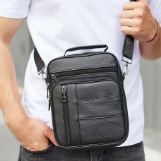 Чоловіча шкіряна сумка-барсетка 20х25х 5.5, месенджер через плече Bexhill BX-02103 чорний Чоловіча шкіряна сумка-барсетка 20х25х 5.5, месенджер через плече Bexhill BX-02103 чорний