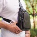 Чоловічий слінг шкіряний 32х18х8, сумка рюкзак на плече зерниста, бананка для документів23242 чорна Чоловічий слінг шкіряний 32х18х8, сумка рюкзак на плече зерниста, бананка для документів23242 чорна