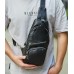 Чоловіча шкіряна сумка-слінг 17х32х7, бананка для роботи та офісу TIDING BAG - MK-96303 чорна Чоловіча шкіряна сумка-слінг 17х32х7, бананка для роботи та офісу TIDING BAG - MK-96303 чорна
