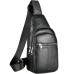 Чоловіча сумка-слінг шкіряна 18х32х7, крос боді для прогулянок Tiding Bag A25F-5060A чорна Чоловіча сумка-слінг шкіряна 18х32х7, крос боді для прогулянок Tiding Bag A25F-5060A чорна