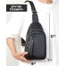 Чоловічий шкіряний слінг на одне плече 18х32х7, сумка крос боді TIDING BAG A25F-3204-1A чорна Чоловічий шкіряний слінг на одне плече 18х32х7, сумка крос боді TIDING BAG A25F-3204-1A чорна