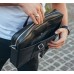 Шкіряна чоловіча сумка для документів та ноутбука 40x30x8, портфель для офіса SL-21511, чорний Шкіряна чоловіча сумка для документів та ноутбука 40x30x8, портфель для офіса SL-21511, чорний