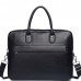 Шкіряна чоловіча сумка для ноутбука 40х30х8, офісний діловий портфель Tiding Bag M364A чорний Шкіряна чоловіча сумка для ноутбука 40х30х8, офісний діловий портфель Tiding Bag M364A чорний