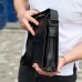 Сумка месенджер 21.5x25x7 шкіряна барсетка для чоловіків Tiding Bag 35775 чорна Сумка месенджер 21.5x25x7 шкіряна барсетка для чоловіків Tiding Bag 35775 чорна