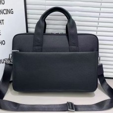 Шкіряна чоловіча ділова сумка для ноутбука 40x27x10, офісний портфель Tiding Bag 56901, чорний Шкіряна чоловіча ділова сумка для ноутбука 40x27x10, офісний портфель Tiding Bag 56901, чорний