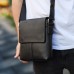Шкіряна чоловіча сумка-месенджер 21х23х5.5, сумка планшет через плече Tiding Bag 48450 чорна Шкіряна чоловіча сумка-месенджер 21х23х5.5, сумка планшет через плече Tiding Bag 48450 чорна