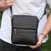 Шкіряна чоловіча сумка-месенджер 21х23х5.5, сумочка крос боді через плече чорна Tiding Bag 56230 Шкіряна чоловіча сумка-месенджер 21х23х5.5, сумочка крос боді через плече чорна Tiding Bag 56230
